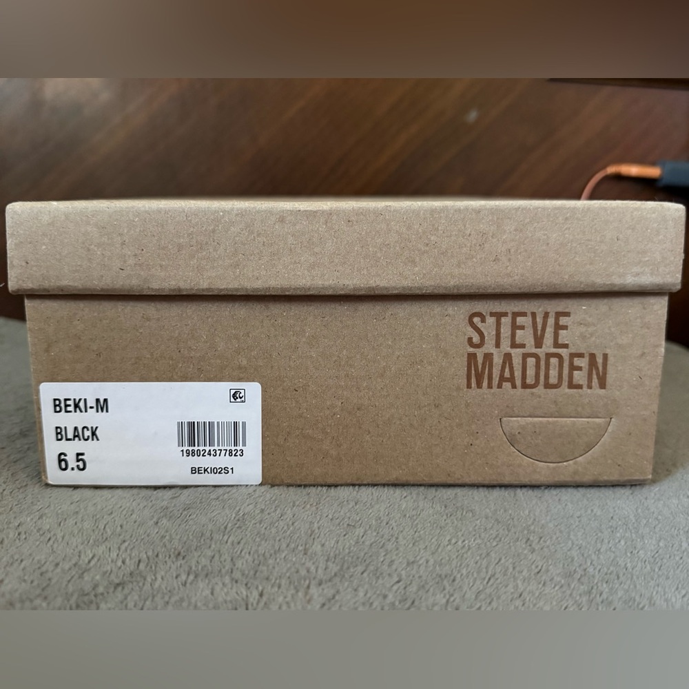 Steve Madden Black Mesh Strap Heels - Picture 9 of 9